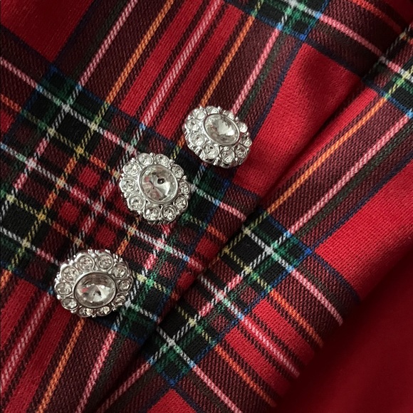 Nanette Lepore Red plaid blazer - Picture 15 of 16